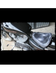 ASIENTO SOLO BLACK LOGO DHC VINTAGE PARA SPORTSTER 2010 - UP