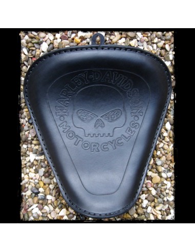 ASIENTO SOLO SKULL BLACK HD NEGRO PARA SPORTSTER 2010 - UP