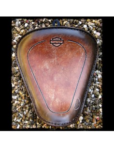 ASIENTO SOLO BROWN VINTAGE LOGO HD PARA SPORTSTER 2010 - UP
