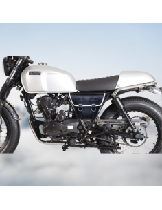 ALFORJA MARBELLA PARA BRIXTON BX 125R NEGRO/BLANCO