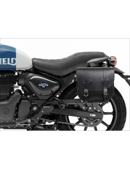 ALFORJAS PIEL KRAKEN BASICAS PARA ROYAL ENFIELD  HUNTER 350