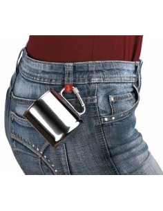 JARRA ACERO INOXIDABLE CON MOSQUETON 280ML