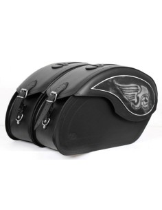 ALFORJAS RIGIDAS PIEL VENDETTA BMW R18 para Alforjas de Piel