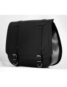 ALFORJA PIEL ULISES NEGRA DCHA PARA SPORTSTER H.D