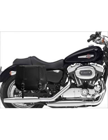 ALFORJA PIEL ULISES NEGRA DCHA PARA SPORTSTER H.D ALFORJA PIEL ULISES NEGRA DCHA PARA SPORTSTER H.D