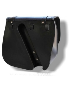 ALFORJA PIEL ULISES NEGRA IZDA PARA SPORTSTER H.D para Alforjas de ...