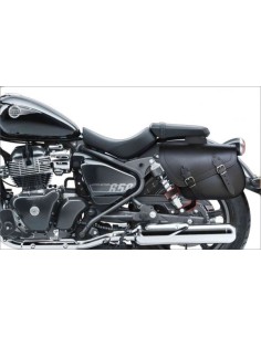 ALFORJAS ALHAMA BÁSICAS NEGRA  PARA SUPER METEOR 650 R.E