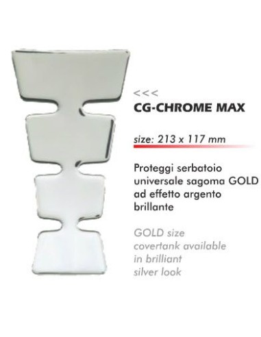 PROTECTOR DEPOSITO CROMADO METAL ADHESIVO