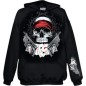 SUDADERA C/CAPUCHA HOODIE GUN SKULL