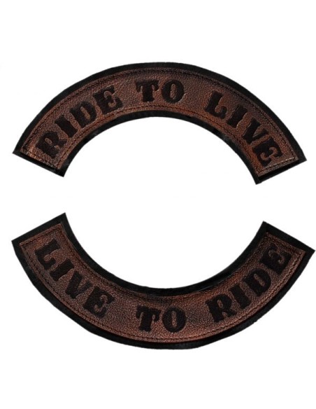 PARCHE PIEL LIVE TO RIDE JUEGO DE DOS