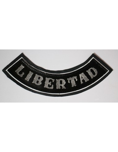 PARCHE DE PIEL LIBERTAD NEGRO BAJO PARCHE DE PIEL LIBERTAD NEGRO BAJO