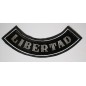 PARCHE DE PIEL LIBERTAD NEGRO BAJO PARCHE DE PIEL LIBERTAD NEGRO BAJO