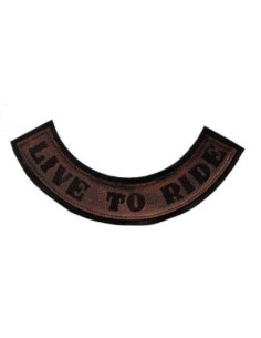 PARCHE DE PIEL LIVE TO RIDE INFERIOR