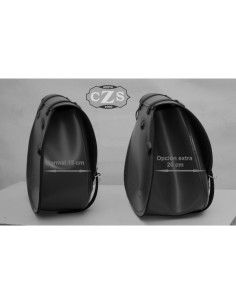 ALFORJA PIEL BANDO BASICA OLD RAT SOFTAIL STREET BOB H.D para Alfor...