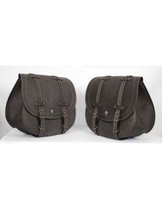 ALFORJA PIEL BANDO BASICA OLD RAT SOFTAIL STREET BOB H.D para Alfor...