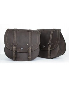 ALFORJA PIEL BANDO BASICA OLD RAT SOFTAIL STREET BOB H.D para Alfor...