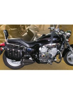 ALFORJAS PIEL KANSAS CLÁSICA UNIVERSAL