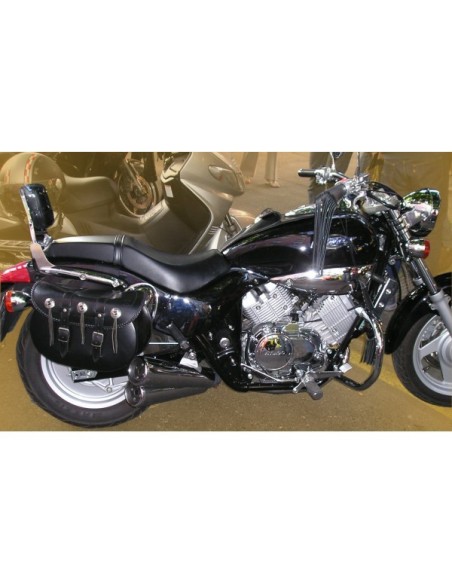 ALFORJAS PIEL KANSAS CLÁSICA UNIVERSAL