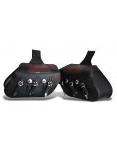 ALFORJAS RIGIDAS SUPER STAR CLÁSICAS TRENZADOS COCO SOFTAIL FAT-BOY...