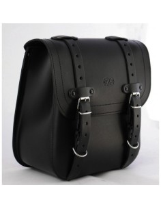 ALFORJA PIEL ADRIANO BASICA MARRÓN PARA SOFTAIL SLIM H.D para Alfor...