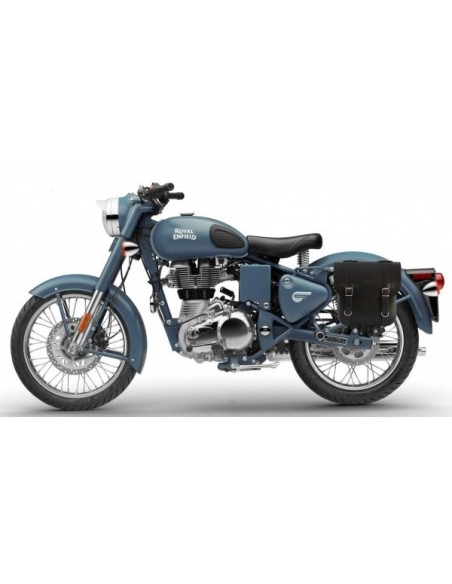 ALFORJA PIEL ADRIANO PARA ROYAL ENFIELD CLASSIC 350/500