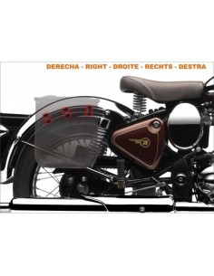 ALFORJA PIEL ADRIANO BASICA MARRÓN PARA SOFTAIL SLIM H.D para Alfor...