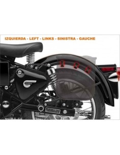 ALFORJA PIEL ADRIANO BASICA MARRÓN PARA SOFTAIL SLIM H.D para Alfor...