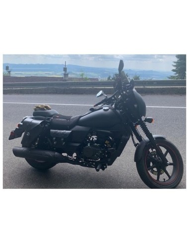 ALFORJA PIEL PISTOLA DERECHA PARA SOFTAIL LOW RIDER S H.D para Alfo...