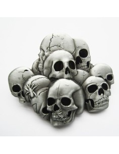 HEBILLA SKULLS CALAVERAS