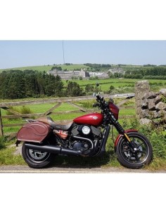 ALFORJAS RIGIDAS VENDETTA MARRÓN STREET 500-750 H.D