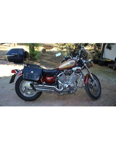 ALFORJAS PIEL RIFLE B1C PARA YAMAHA VIRAGO 535