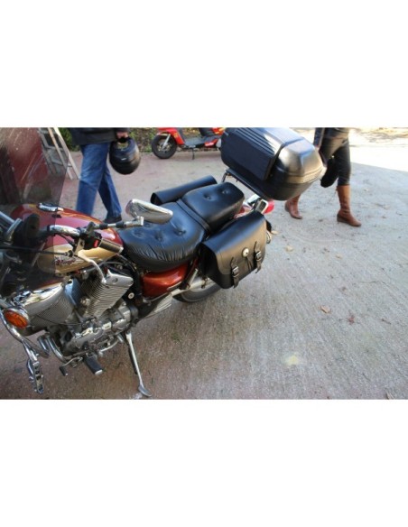 ALFORJAS PIEL RIFLE B1C PARA YAMAHA VIRAGO 535