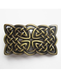 HEBILLA CRUZ CELTICA TRIBAL BRONCE