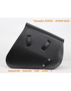 ALFORJA PIEL BANDO BASICA OLD RAT SOFTAIL STREET BOB H.D para Alfor...