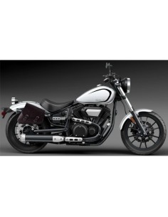 ALFORJA PIEL BANDO BASICA OLD RAT SOFTAIL STREET BOB H.D para Alfor...