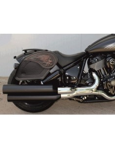 ALFORJAS PIEL RÍGIDAS LEGEND BIG-BOSS PARA INDIAN CHIEF para Alforj...