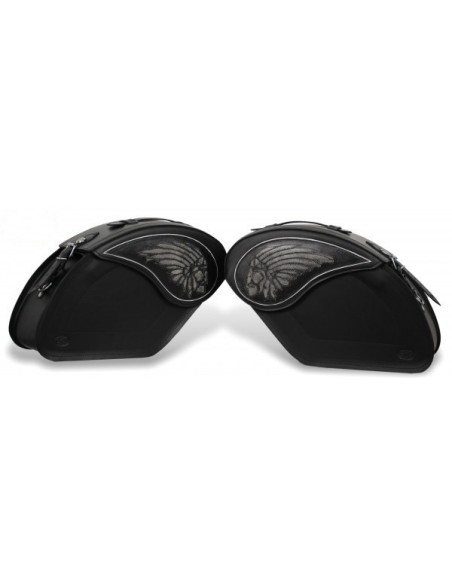 ALFORJAS PIEL RÍGIDAS LEGEND BIG-BOSS PARA INDIAN CHIEF para Alforj...