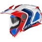 CASCO MODULAR X27 TOURER GRAPHIC BLANCO-AZUL-ROJO