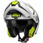CASCO MODULAR X27 DIMENSIÓN NEGRO - BLANCO - AMARILLO CASCO MODULAR X27 DIMENSIÓN NEGRO - BLANCO - AMARILLO