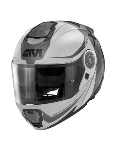 CASCO MODULAR X27 DIMENSIÓN NEGRO MT- TITANIO - PLATA CASCO MODULAR X27 DIMENSIÓN NEGRO MT- TITANIO - PLATA