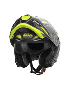 CASCO MODULAR X27 SECTOR  TITANIO MATE - NEGRO - AMARILLO