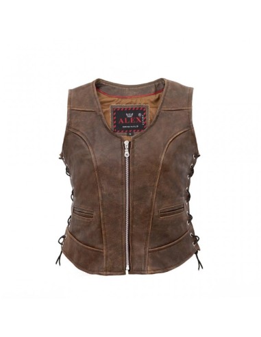 CHALECO PIEL CHICA RETRO