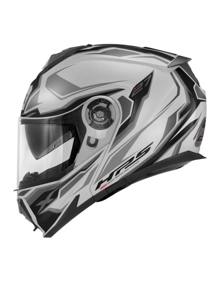 CASCO MODULAR X27 SECTOR TITANIO MATE - PLATA