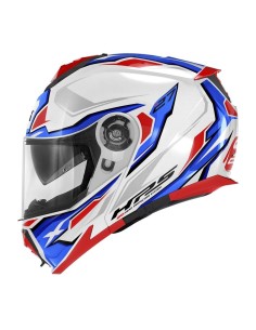 CASCO MODULAR X27 SECTOR BLANCO - AZUL - ROJO