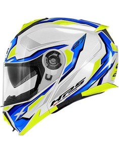 CASCO MODULAR X27 SECTOR BLANCO - AZUL - AMARILLO