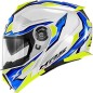 CASCO MODULAR X27 SECTOR BLANCO - AZUL - AMARILLO CASCO MODULAR X27 SECTOR BLANCO - AZUL - AMARILLO
