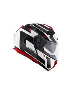 CASCO MODULAR X21 EVO NUMBER NEGRO - BLANCO - ROJO