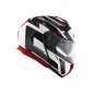CASCO MODULAR X21 EVO NUMBER NEGRO - BLANCO - ROJO CASCO MODULAR X21 EVO NUMBER NEGRO - BLANCO - ROJO