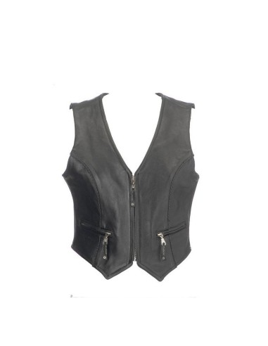 CHALECO PIEL CHICA ELÁSTICO EN LATERALES CHALECO PIEL CHICA ELÁSTICO EN LATERALES