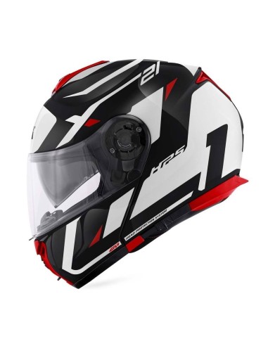CASCO MODULAR X21 EVO NUMBER NEGRO - BLANCO - ROJO CASCO MODULAR X21 EVO NUMBER NEGRO - BLANCO - ROJO